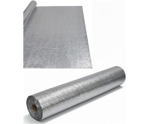 ABS PowerFoil Aluminium Foil Vapour Barrier VCL Membrane 1m x 50m (50sqm) - Reflective Insulation Roll for Roof, Wall & Floor - Moisture & Heat Resistant - CE Approved Thermal Insulation