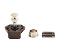 ABS Push Button Door Catch for Motorhome Cupboard(brown)