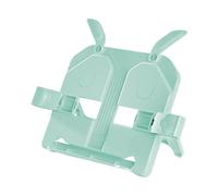 ABS Reading Stand, Portable Adjustable Book Stand with Clip Organizer, Book Stand, Foldable Book Holder Easel for Books/Tablet/Recipe/Manual/Sheet Music