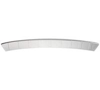 ABS Rear bumper protector compatible with Citroën Jumpy (Dispatch)/Spacetourer & Peugeot Expert/Traveller & Toyota Proace 9/2016- & Opel Vivaro/Zafira Life 19- & Fiat Scudo 22- 'Brushed Alu' Look