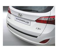ABS Rear Bumper Protector Compatible with Hyundai i30 Tourer 2012-2017 Black