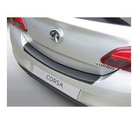 ABS Rear Bumper Protector Compatible with Opel Corsa E 3/5 Door 2015-2019 Black