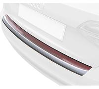 ABS Rear Bumper Protector Compatible with Seat Ibiza ST 2010-2016 Brushed Aluminium Look