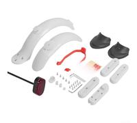 ABS Rear Cover With Taillight Bracket For Xiaomi For M365 For Pro Scooter Designed To Reduce Vibration And ImFor Prove Stability(White Set)