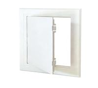 ABS Repair Hole Concealer with Hinged Door and Smooth Texture Blends Most Wall Colors White ABS Access Door