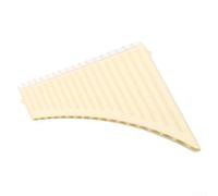 ABS Resin 18 Pipe Pan Flute Great Choice for Aspiring Musicians and Hobbyists (White)