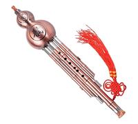 ABS Resin Hulusi Cucurbit Flute Professional Hulusi Flute Hulusi Gourd Flute Traditional Wind Instrument with Chinese Knot Gourd Flute