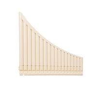 ABS Resin Pan Flute 18 Pipes Easy Learning Musical Instrument for Beginners with Storage Bag and Music Score