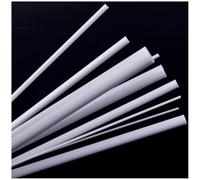 ABS Rod Round Plastic Good Electrical Insulation,6mmx250mm 5pcs(6mmx250mm 5pcs)