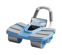 Abs Roller - Quiet Abdominal Trainer with Automatic Reset - Automatic Return Function with Four Wheels for Home Training in Home Garage Gym