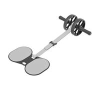 ABS Roller - Stainless Steel Abdominal Training Equipment Multifunctional 50.79x14.17 Inch With Resistance Band | Fitness Training Roller