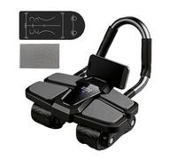 Abs Roller Wheel - With Elbow Support Trainer | Built-in Phone Holder Abs Roller | Exerciser Includes A Built-in Phone Holder, Allowing You To Follow Workout Videos Or Track Progress While Exercising