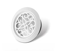 ABS Round Air Vent Cover, 75mm-200mm Sizes, Circular HVAC Vent Grille, Adjustable Air Volume Outlet, Tool- Installation & Simple Cleaning, for Home and Office Central Air Conditioning Systems(200mm)