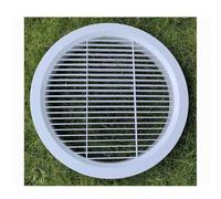 ABS Round Diffuser Ceiling Vents, 10-22 Inch White Soffit Vent Cover, Return Air Vent Cover, Circular Ventilation Grille, HVAC Register Louver for Bathroom Kitchen(55cm/22in)