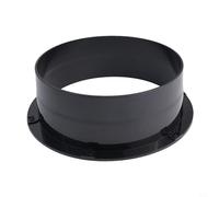 ABS Round Flange For Pipe Connector for Ventilation Ducts Supporting Effective Air Outlet Conversion and Ductwork Integration (200MM)