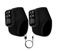Abs Scuba Fabric - Rechargeable Ankle Massager 18x13x5.5cm 450g | Wireless Foot Warmer 5 Modes 6 Temperatures 40-65°C | Wireless Wrap 1800mAh | Promote Circulation S