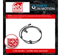 ABS Sensor fits AUDI A4 B6 1.9D Rear Left or Right 00 to 04 Wheel Speed Febi New