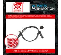 ABS Sensor fits BMW 220D F45, F46 2.0D Rear Left or Right 2014 on B47C20A Wheel