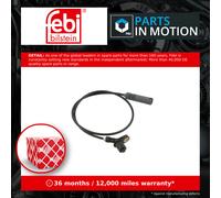 ABS wheel speed sensor Rear Axle Left 24125 FEBI BILSTEIN for BMW 3 3 Coupe