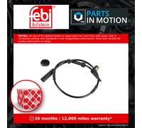 ABS Sensor fits BMW X3 F25 3.0D Rear Left or Right 11 to 17 Wheel Speed Febi New