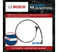 Bosch ABS Wheel Speed Sensor Rear fits Bmw