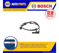 1x Genuine BOSCH ABS Wheel speed sensor - front axle LH/RH Length [mm]: 730 OPEL VAUXHALL ADAM +CORSA MK 4 D;