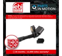ABS Sensor fits SKODA OCTAVIA Mk2 Rear Left 04 to 13 Wheel Speed WHT003859 Febi