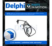 ABS Sensor fits SUZUKI SPLASH 1.0 Rear Left 2008 on K10B Wheel Speed Delphi New