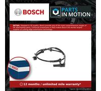 1x Genuine BOSCH ABS Wheel speed sensor - front axle LH/RH Length [mm]: 730 OPEL VAUXHALL ADAM +CORSA MK 4 D;