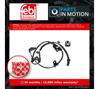 ABS Sensor Front Left 172538 Febi Wheel Speed 956702E300 Top Quality Guaranteed