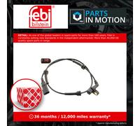 ABS Sensor Front Left or Right 106930 Febi Wheel Speed 1320247 1337227 Quality