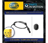 ABS Sensor Front Left or Right 6PU012806-471 Hella Wheel Speed 34526771776 New