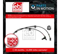 ABS wheel speed sensor Front Axle Right 107464 FEBI BILSTEIN for HYUNDAI ix35