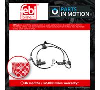 ABS Sensor Front Right 186154 Febi Wheel Speed 9567017110 Top Quality Guaranteed