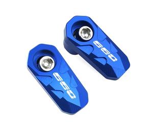 ABS sensor protective cover For Triumph Trident660 Trident 660 Sport Motorcycle Accessories Aluminum Front Rear Wheel ABS Sensor Protection Guard(G)