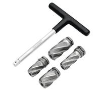 Draper 5 Piece Abs Sensor Reamer Set 1/4" Sq Dr T-Bar Handle Plastic Case