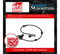 ABS Sensor Rear Left 192916 Febi Wheel Speed 94543970 95937223 95976064 Quality