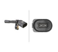 HELLA 6PU 012 039-031 Sensor, wheel speed - 12V - 2-pin connector - without cable