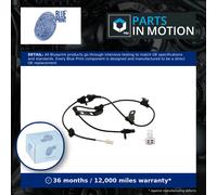 ABS Sensor Rear Left ADG071108 Blue Print Wheel Speed 956802S300 Quality New