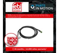 Rear Abs Sensor Inc Sleeve & Grease Fits Scania 4 F K N Series Febi 104525