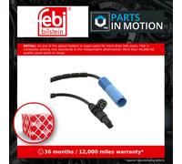ABS wheel speed sensor Rear Axle Left 24128 FEBI BILSTEIN for BMW 5 Touring