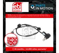 ABS Sensor Rear Right 198383 Febi Wheel Speed 1723520 2028435 5231357 5277886