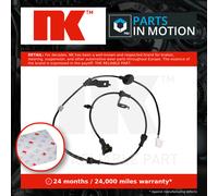 NK Rear Right ABS Wheel Speed Sensor NK293459 for Hyundai i10 1.1 CRDi D3FA (2008-2011)