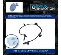 ABS Sensor Rear Right ADG07196 Blue Print Wheel Speed 1247594 1247689 1247703