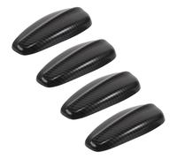 ABS Shark Fin Antenna Cover 4pcs Black for Car | Easy Installation, Weather Use, Universal Fit, Modern Sporty Style, Decorative DIY Accessory