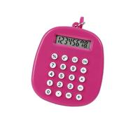 ABS Silicone Calculator Round Design with Entertainment for Work Study Fun Functional Calculator