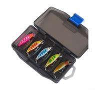 ABS Sinking Minnow Lure 3.5g Vibrating Swim Action | Rear-weighted system, long casting distance, stable swim in currents, 3.5g sink rate, river sea use