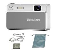 ABS Sliding Digital Camera with 16X Opticals Zooming and Crystals Clear 4K Footages for Capturing Memorys Full Resolution Travel Camera