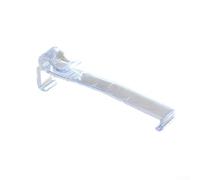 ABS Snap Fastener Clips for Horizontal Blinds Valance Replacement Made of Clear Material Designed for 3 Inch Standard Blind Headrail Use (12-piece)