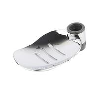 ABS Soap Tray for Bathroom Counter Impermeable with Drain Cavities Space Saving Plan Hotel Resistant Possessor